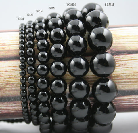 Black Onyx Beads Natural Gem Stone Beads