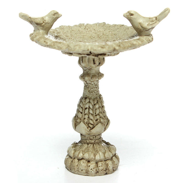 Scale Dollhouse Miniature Resin Bird Bath Fountain Fairy