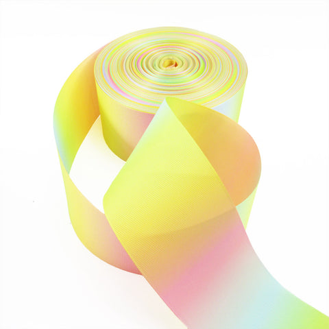 Rainbow Ribbon Grosgrain Double Side Gradient Color