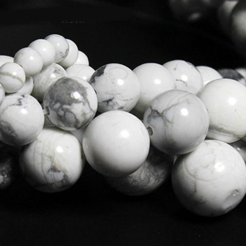 Howlite Wite Turquoises Natural Stone Beads
