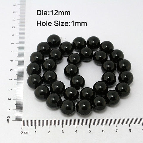 Black Onyx Beads Natural Gem Stone Beads