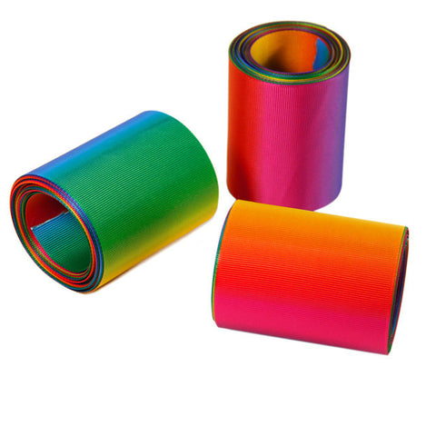 Rainbow Ribbon Grosgrain Double Side Gradient Color
